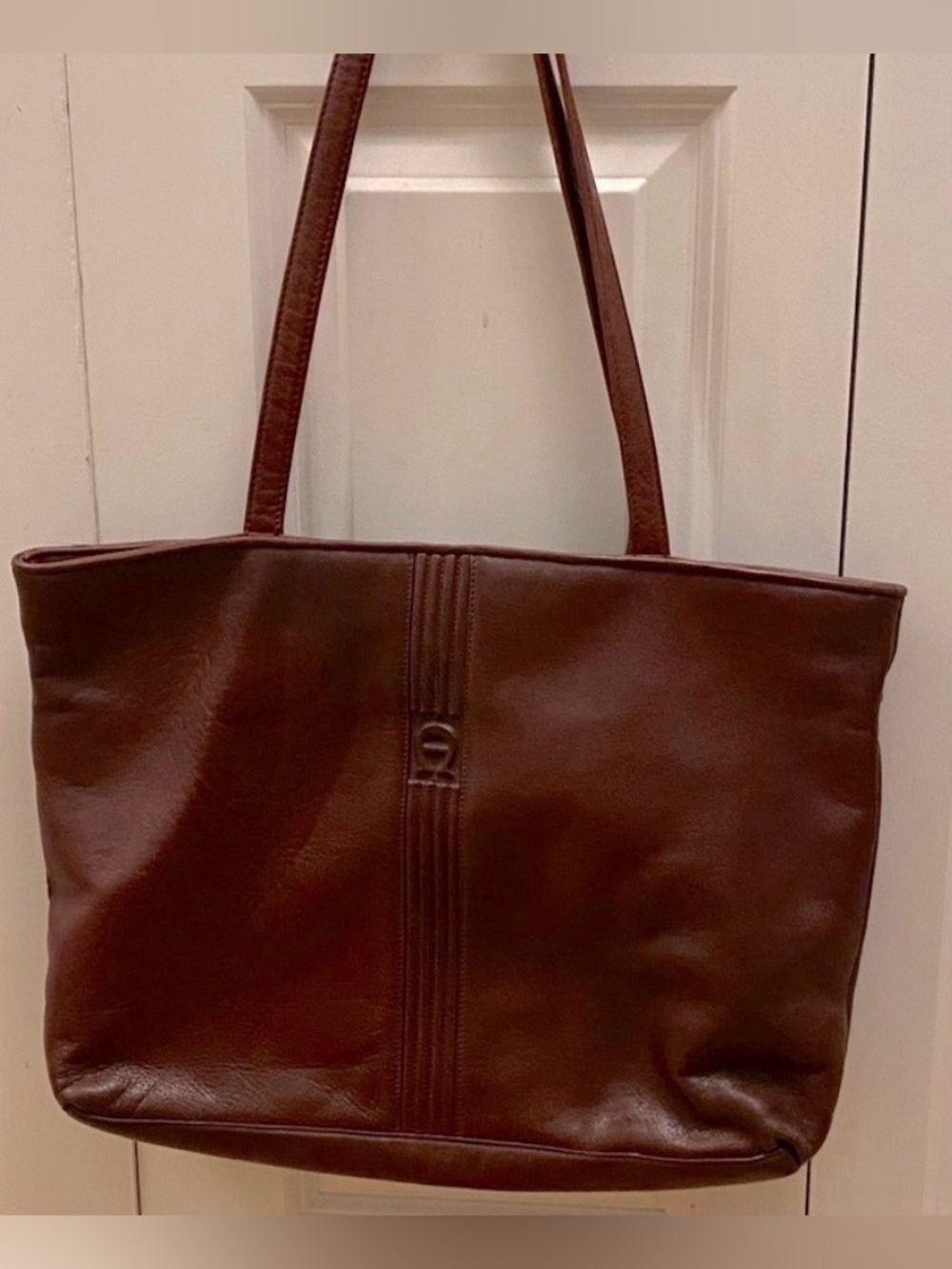Etienne Aigner Brown Leather Tote